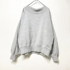 テチチ　Té chichi グレー スウェット トレーナー　トップス　ラメ　F