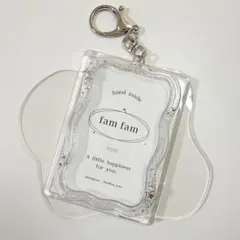 【SPスター】B8トレカキーホルダー 硬質カードケース　ラメ　うねうね　y2k