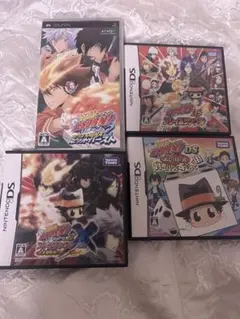 家庭教師ヒットマンREBORN! DS PSP ソフト 4本セット リボーン