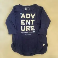 GAP KIDS ネイビー 長袖 ワンピース S (6-7)