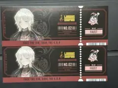 limbus company アニメイトフェア　特典チケット風カード　ファウスト