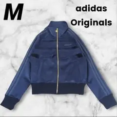 М）アディダスオリジナルス トラックジャケット ネイビー スエード adidas