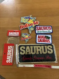 ザウルス SAURUS ワッペン5枚 50プレート☆未使用 激レア☆ - メルカリ