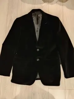 ユニクロ　JUST FIT ブラック ベルベット テーラードジャケット