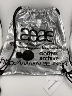 AEAE ドローストリングバッグ シルバー | Mercari