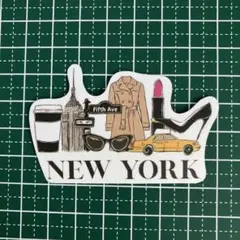 防水ステッカー　New York オシャレ　車　アメリカ