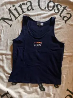 TERRY ネイビー Tシャツ Lサイズ