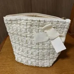 【新品】❀#ツイード調ポーチ 　#✨️キラキラ✨️❀