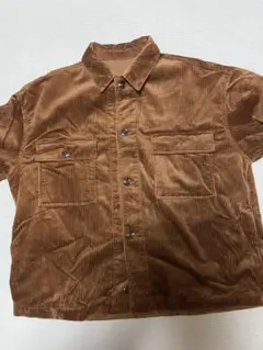 ブラウン コーデュロイ ジャケット