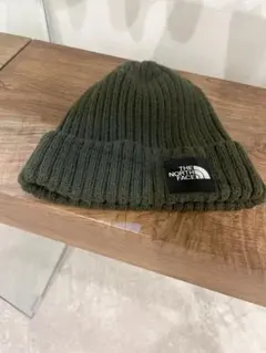 THE NORTH FACE ニット帽 オリーブグリーン　ノースフェイス