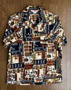 【美品】高級 70s USA製 アロハシャツ Sears HAWAII シアーズのサムネイル