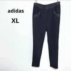 adidas ブラックパンツ XL アディダス ゴルフ 薄手