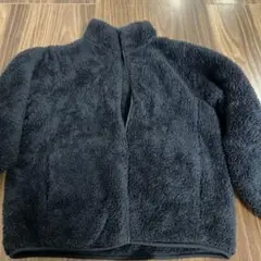 UNIQLO フリースジャケット 130サイズ 黒