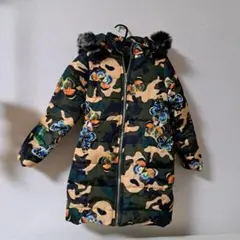 迷彩柄 中綿コート 150cm