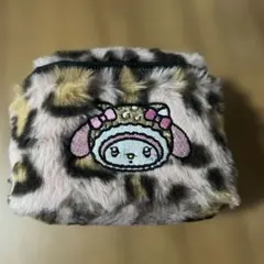 マイメロディ　ヒョウ柄ポーチ