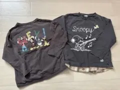 長袖カットソー 110cm 2枚セット