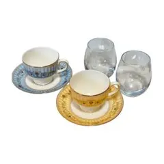 【未使用】Wedgwood ティーカップ グラスセット