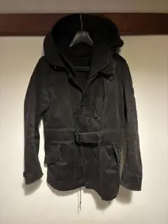 ten-c storm parka サイズ48 ブラック　ウールフード付きのサムネイル