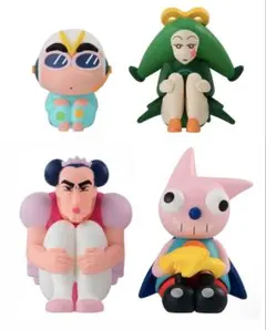 【匿名配送】 クレヨンしんちゃん ヘンダーランド フィギュア セット まちぼうけ