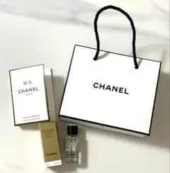 【CHANEL】シャネル No,5・化粧水サンプル、ミニショッパー