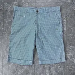 Kappa ゴルフ ハーフパンツ ストライプ ブルー サイズ88のサムネイル