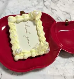 ホイップデコ トレカケース B8 硬質ケース 黄色 ハート リボン 韓国風