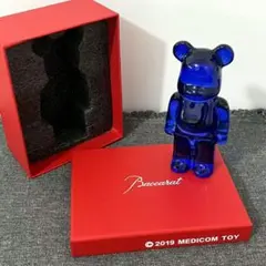 Baccarat BE@RBRICK ブルー クリスタル フィギュア - メルカリ