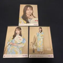 乃木坂46 生写真 佐藤璃果 2025浴衣3種コンプ