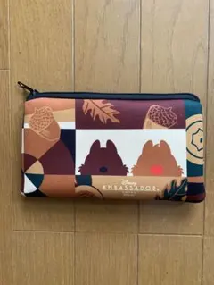 ディズニー アンバサダーホテル グッズ ポーチ チップとデール