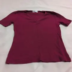 22 OCTOBRE 半袖Tシャツ ワインレッド サイズ2のサムネイル