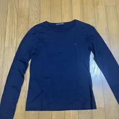 ラルフローレン ネイビー 長袖Tシャツ　レディースＬのサムネイル