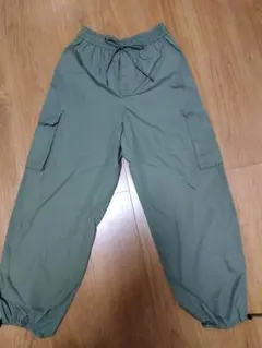 GU カーゴプルオンパンツ Sサイズ オリーブ