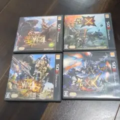モンスターハンター4点セット　クロス＆ダブルクロス＆4G＆4