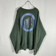 Champion チャンピオン トレーナー グリーン 2XL 希少 象 古着