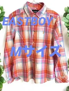 EASTBOY:イーストボーイ　長袖チェックシャツ　レディース　Mサイズ
