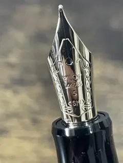 未使用 1973年 SFニブ 細軟字 蝕刻 ペン先 18金 ゴールド 万年筆 2025