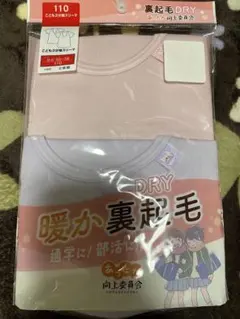 【新品未使用】裏起毛DRY 110サイズ ピンク 2枚組　女児　肌着
