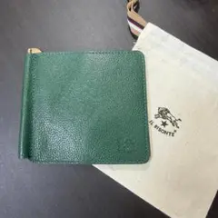 グリーン 折り財布