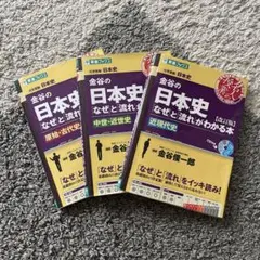 金谷の日本史 なぜと流れがわかる本 (改訂版) 3冊セット