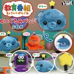 教育番組☆ぬいぐるみバッジ☆タマはかせアイコン