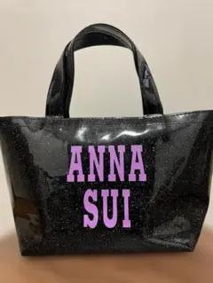 ANNA SUI グリッター ブラック ハンドバッグ　ハンドバックのサムネイル