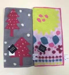 マタノアツコ AtsukoMatano タオルハンカチ ウサギ モミの木