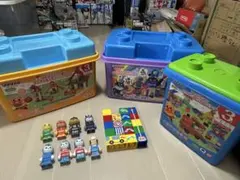 アンパンマン　ブロックラボ　バケツ３つセット　おまけあり！　大量！