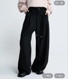 【JEANASIS】 ドロストコクーンパンツ ¥7,700(taxin)