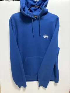 #ステューシー STUSSY パーカー 両面ロゴ ビッグロゴ ブルー