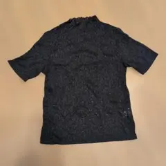 GU ブラック レース トップス