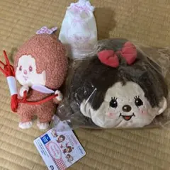 モンチッチ ぬいぐるみ 巾着 3点セット