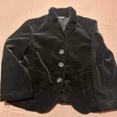 COMME CA ISM 黒 コーデュロイ ジャケット