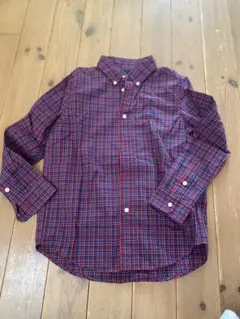 未使用Ralph Lauren 長袖シャツ サイズ130チェック柄