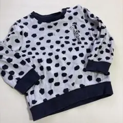 PETIT BATEAU ダルメシアン柄トレーナー 18m